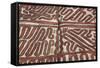 Melanesia, Papua New Guinea, Tufi. Traditional Handmade Tapa Cloth-Cindy Miller Hopkins-Framed Stretched Canvas