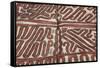 Melanesia, Papua New Guinea, Tufi. Traditional Handmade Tapa Cloth-Cindy Miller Hopkins-Framed Stretched Canvas