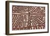 Melanesia, Papua New Guinea, Tufi. Traditional Handmade Tapa Cloth-Cindy Miller Hopkins-Framed Photographic Print