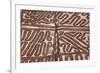 Melanesia, Papua New Guinea, Tufi. Traditional Handmade Tapa Cloth-Cindy Miller Hopkins-Framed Photographic Print