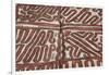 Melanesia, Papua New Guinea, Tufi. Traditional Handmade Tapa Cloth-Cindy Miller Hopkins-Framed Photographic Print