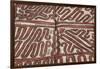 Melanesia, Papua New Guinea, Tufi. Traditional Handmade Tapa Cloth-Cindy Miller Hopkins-Framed Photographic Print