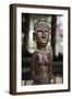 Melanesia, Solomon Islands, Guadalcanal Island. Wood Carved Figurine-Cindy Miller Hopkins-Framed Photographic Print