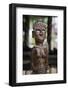 Melanesia, Solomon Islands, Guadalcanal Island. Wood Carved Figurine-Cindy Miller Hopkins-Framed Photographic Print