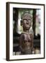 Melanesia, Solomon Islands, Guadalcanal Island. Wood Carved Figurine-Cindy Miller Hopkins-Framed Photographic Print