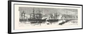 Melbourne, a Sketch Made 1855, Australia, 1880-null-Framed Premium Giclee Print