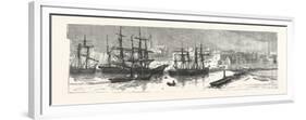 Melbourne, a Sketch Made 1855, Australia, 1880-null-Framed Premium Giclee Print