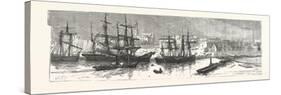 Melbourne, a Sketch Made 1855, Australia, 1880-null-Stretched Canvas