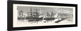 Melbourne, a Sketch Made 1855, Australia, 1880-null-Framed Giclee Print