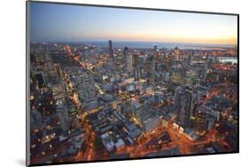 Melbourne aerials, Cityscapes.-John Gollings-Mounted Photo