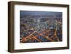 Melbourne aerials, Cityscapes.-John Gollings-Framed Photo