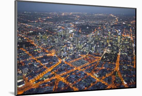 Melbourne aerials, Cityscapes.-John Gollings-Mounted Photo