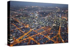 Melbourne aerials, Cityscapes.-John Gollings-Stretched Canvas