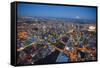 Melbourne aerials, Cityscapes.-John Gollings-Framed Stretched Canvas
