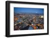 Melbourne aerials, Cityscapes.-John Gollings-Framed Photo