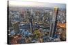 Melbourne aerials, Cityscapes.-John Gollings-Stretched Canvas