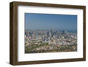 Melbourne Aeriels, Cityscapes.-John Gollings-Framed Photo