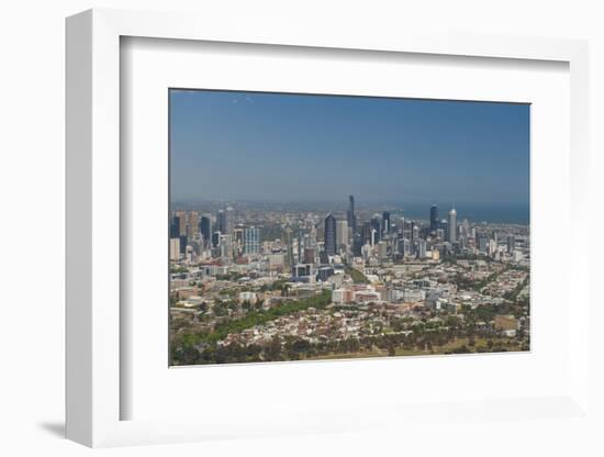Melbourne Aeriels, Cityscapes.-John Gollings-Framed Photo