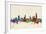 Melbourne Australia Skyline-Michael Tompsett-Framed Art Print