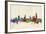 Melbourne Australia Skyline-Michael Tompsett-Framed Art Print