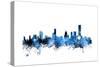 Melbourne Australia Skyline-Michael Tompsett-Stretched Canvas