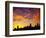 Melbourne CBD at Dawn, Victoria, Australia-David Wall-Framed Photographic Print