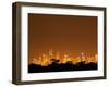 Melbourne CBD at Night, Victoria, Australia-David Wall-Framed Photographic Print