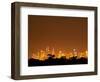 Melbourne CBD at Night, Victoria, Australia-David Wall-Framed Photographic Print