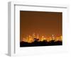 Melbourne CBD at Night, Victoria, Australia-David Wall-Framed Photographic Print