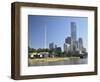 Melbourne Central Business District (Cbd) and Yarra River, Melbourne, Victoria, Australia, Pacific-Jochen Schlenker-Framed Photographic Print