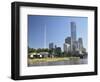 Melbourne Central Business District (Cbd) and Yarra River, Melbourne, Victoria, Australia, Pacific-Jochen Schlenker-Framed Photographic Print