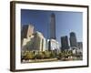 Melbourne Central Business District (Cbd) and Yarra River, Melbourne, Victoria, Australia, Pacific-Jochen Schlenker-Framed Photographic Print