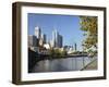 Melbourne Central Business District (Cbd) and Yarra River, Melbourne, Victoria, Australia, Pacific-null-Framed Photographic Print