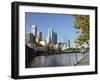 Melbourne Central Business District (Cbd) and Yarra River, Melbourne, Victoria, Australia, Pacific-null-Framed Photographic Print