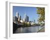 Melbourne Central Business District (Cbd) and Yarra River, Melbourne, Victoria, Australia, Pacific-null-Framed Photographic Print