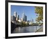 Melbourne Central Business District (Cbd) and Yarra River, Melbourne, Victoria, Australia, Pacific-null-Framed Photographic Print