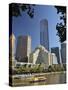 Melbourne Central Business District (Cbd) and Yarra River, Victoria, Australia, Pacific-Jochen Schlenker-Stretched Canvas