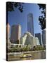 Melbourne Central Business District (Cbd) and Yarra River, Victoria, Australia, Pacific-Jochen Schlenker-Stretched Canvas