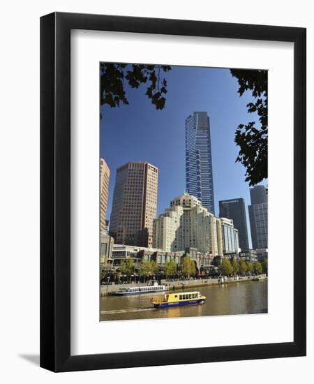 Melbourne Central Business District (Cbd) and Yarra River, Victoria, Australia, Pacific-Jochen Schlenker-Framed Photographic Print