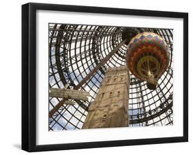 Melbourne Central Complex Incorporates Restored Shot Tower Beneath Glass Cone, Victoria, Australia-Ken Gillham-Framed Photographic Print