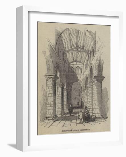 Melbourne Church, Derbyshire-null-Framed Giclee Print