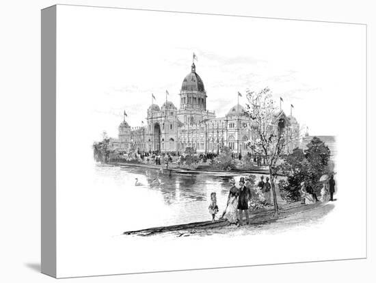 Melbourne Exhibition Building, Victoria, Australia, 1886-null-Stretched Canvas