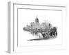 Melbourne Exhibition Building, Victoria, Australia, 1886-null-Framed Giclee Print
