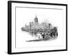 Melbourne Exhibition Building, Victoria, Australia, 1886-null-Framed Giclee Print