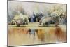 Melbourne gardens in winter-Mary Smith-Mounted Giclee Print