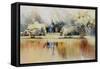 Melbourne gardens in winter-Mary Smith-Framed Stretched Canvas