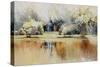 Melbourne gardens in winter-Mary Smith-Stretched Canvas