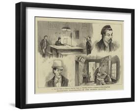 Melbourne Illustrated, in the Chinese Quarter-null-Framed Giclee Print