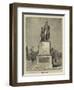 Melbourne Illustrated, Monument to Burke and Wills, the Explorers, Collins Street-null-Framed Giclee Print