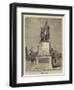 Melbourne Illustrated, Monument to Burke and Wills, the Explorers, Collins Street-null-Framed Giclee Print